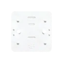 Jung AP 600 Bodemplaat schakelmateriaal 1-voudig Horizontaal en verticaal Glanzend wit RAL 9016 328WW