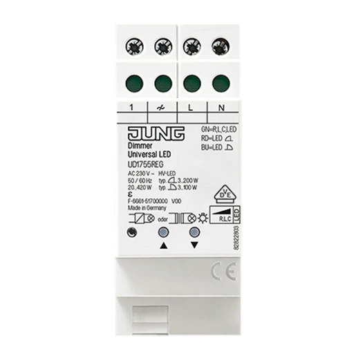 Jung NaV dimmer universeel DIN-rail UD1755REG