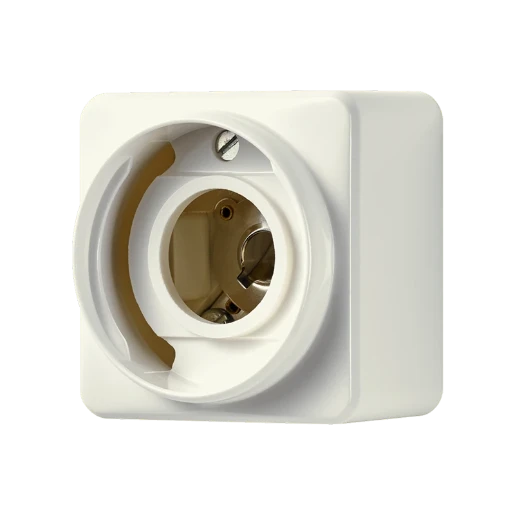 Jung AP 600 Lichtsignaaleenheid Basiselement 230V opbouw wit 637-14A