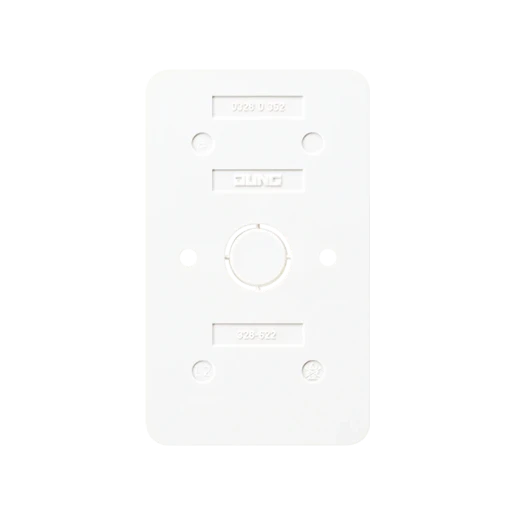 Jung AP 600 Bodemplaat schakelmateriaal 2-voudig Horizontaal en verticaal Glanzend wit RAL 9016 328-622WW