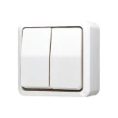 Jung AP 600 wipschakelaar Serieschakelaar opbouw 10AX wit RAL 9016 IP20 605AWW