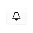 Jung inzetstuk contactdoos alpine wit 500 / ap600 bel Symbool 