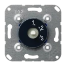 Jung 3-stappenschakelaar zonder nulstand inbouw Schakeling 2 - 1 - 3 16A 250V 1101-3