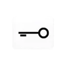 Jung inzetstuk alpine wit contactdoos ls/wg600/ap sleutel Symbool 