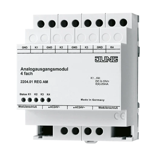 Jung Uitbreidingsmodule analoge uitgangsmodule KNX KNX DIN-rail 2204.01REGAM