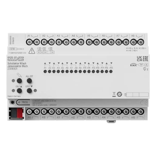 Jung KNX univ. schakelactor 16A 16/8-v.