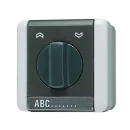 Jung WG 800 Jaloezieschakelaar Draaiknop 1P IP44 834.10W