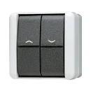 Jung WG 800 Jaloezie-impulsdrukker Wip 1P IP44 839VW