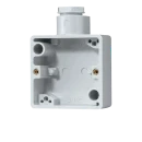 Jung WG 600 Onderkast 1-voudig grijs Horizontaal en verticaal 651