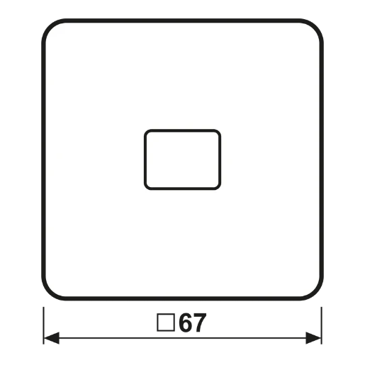 Jung CD range bedieningselement + inzetstukje cd500 enkele wip grijs RAL 7038 CD590KOGR