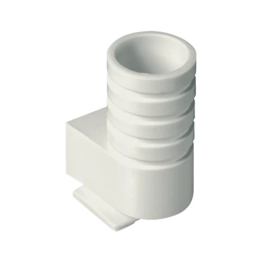 Jung NaV kanaalinvoerstuk voor buis 16mm wit RAL 1013 13