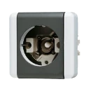 Jung WG 800 Lichtsignaaleenheid Basiselement 230V opbouw grijs IP44 837-14