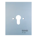 Jung WG 800 Afdekplaat aluminium RAL 9006 6.28WUG