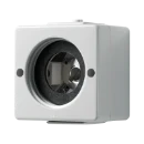 Jung WG 600 Lichtsignaal armatuur Basiselement 230V opbouw grijs IP44 637-10W