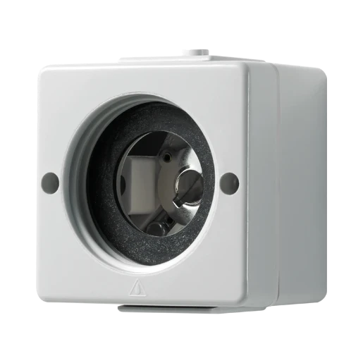 Jung WG 600 Lichtsignaal armatuur Basiselement 230V opbouw grijs IP44 637-10W