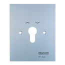 Jung WG 800 Afdekking aluminium RAL 9006 4.28WUG