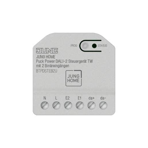 Jung HOME Puck power DALI-2 stuureenheid TW met 2 binaire ingangen