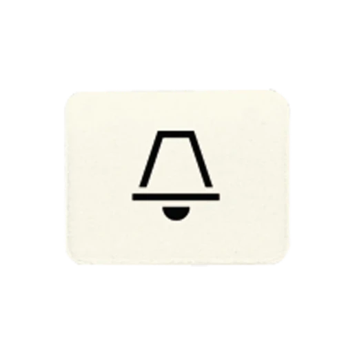 Jung inzetstuk contactdoos ls/wg600/ap bel Symbool 