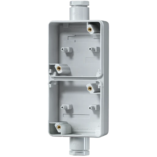 Jung WG 800 Onderkast 2-voudig grijs Verticaal 862