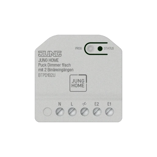 Jung HOME Puck dimmer 1-voudig met 2 binaire ingangen