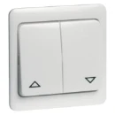 Peha standaard bedieningselement voor pulsdrukker aan / uit tweedelige wip RAL 1013 00177611