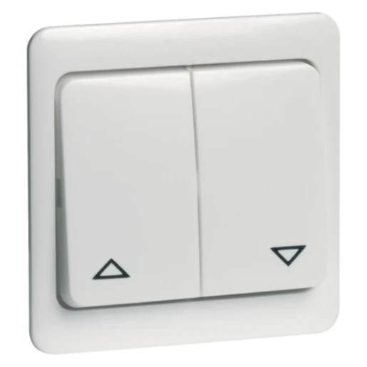 Peha standaard bedieningselement voor pulsdrukker aan / uit tweedelige wip RAL 1013 00177611