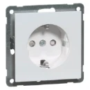 Peha Nova Wandcontactdoos inbouw 16A 250V RA Glanzend zwart RAL 9005 IP20 00036911