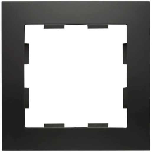 Peha Badora Afdekraam 1-voudig Horizontaal en verticaal Zwart RAL 9005 IP20 00276742