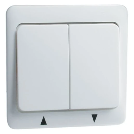 Peha klemwip 619 t en 616/4 aan / uit tweedelige wip wit RAL 9010 00187711