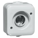 Peha signaleringsarmatuur geen lamp geen schutglas met lamphouder LED Compleet apparaat 250V opbouw grijs IP54 00305111