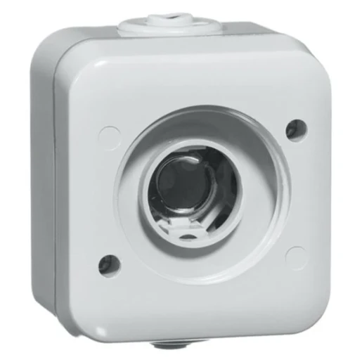 Peha signaleringsarmatuur geen lamp geen schutglas met lamphouder LED Compleet apparaat 250V opbouw grijs IP54 00305111