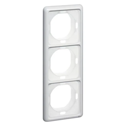 Peha Standard/Easyclick pro afdekraam crèmewit (elektrowit) 3-voudig Horizontaal en verticaal RAL 1013 IP44 00362311