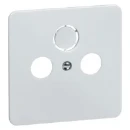 Peha Standaard centraalplaat Coax antennedoos DIN 45 33 Antenne-aansluitdoos, coax 1 connector Zonder label wit 00142711