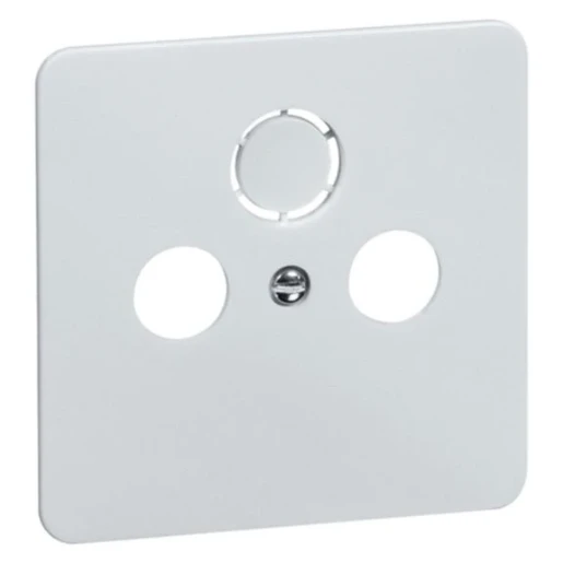 Peha Standaard centraalplaat Coax antennedoos DIN 45 33 Antenne-aansluitdoos, coax 1 connector Zonder label wit 00142711