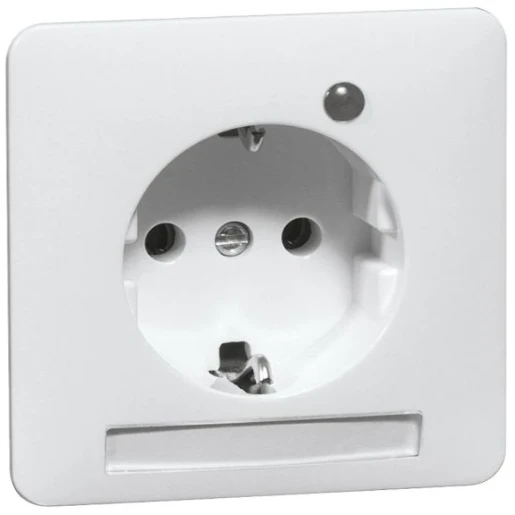 Peha Standard/Easyclick pro standaard wandcontactdoos inbouw 16A 230V RA KV Glanzend wit RAL 9010 IP20 00788821