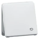 Peha Standard/Easyclick pro standaard wandcontactdoos inbouw 16A 250V RA Glanzend wit RAL 1013 IP44 00362011