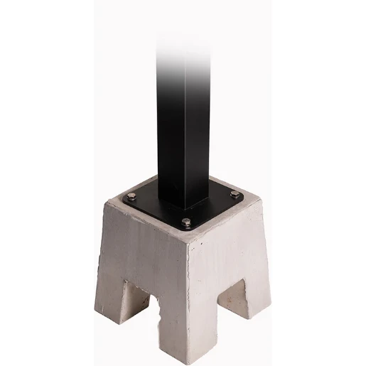 Rexel Betonnen sokkel t.b.v. modulaire paal (incl. instorthulzen M10)