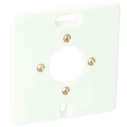 Attema TME bodemplaat schakelmateriaal 1-voudig Horizontaal en verticaal Mat wit RAL 9010 AT1412