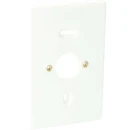 Attema TMK bodemplaat schakelmateriaal 2-voudig Horizontaal en verticaal Mat wit RAL 9010 AT1414