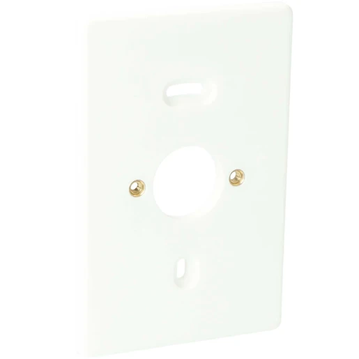 Attema TMK bodemplaat schakelmateriaal 2-voudig Horizontaal en verticaal Mat wit RAL 9010 AT1414