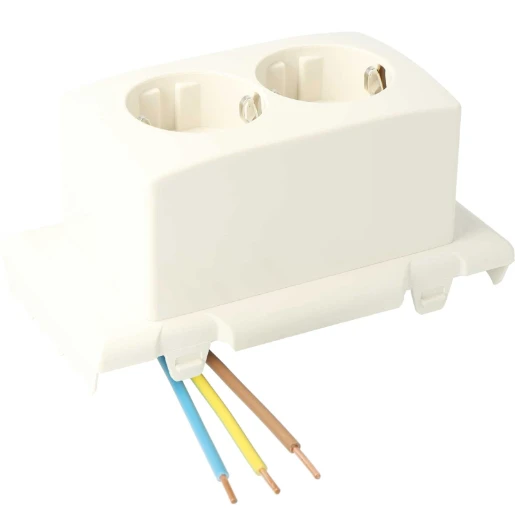 Attema Bk1619 deksel met tweevoudige wandcontactdoos