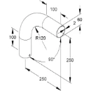 Niedax R4B60 90GR BOCHT