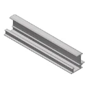 Van der Valk schuifprofiel tussen 35mm aluminium BE