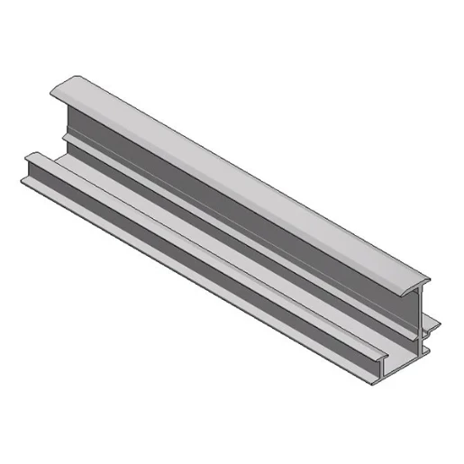 Van der Valk schuifprofiel tussen 35mm aluminium BE