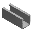 Van der Valk Valkpitched Alu trapezium profiel L=120mm + EPDM