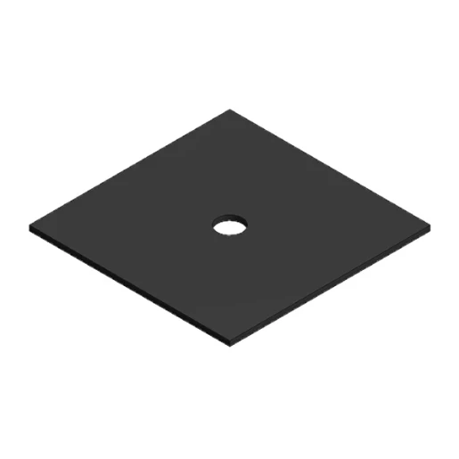 Van der Valk rubber plaatje 40x40x1mm CT