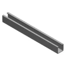 Van der Valk Alu. trapezium profiel L=2240 mm + EPDM