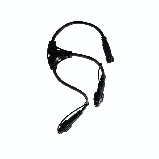 MK QuickFix divider quickfix ip67 t/verdeler met 2 uitgangen 220-240v 2xzwart MKI001121