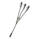 MK QuickFix divider quickfix ip67 verdeler met 3 uitgangen 220-240v 2xzwart MKI001125