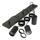 Calex Fixtures E27 pendelarmatuur industrieel rechthoekig zwart IP20 142919